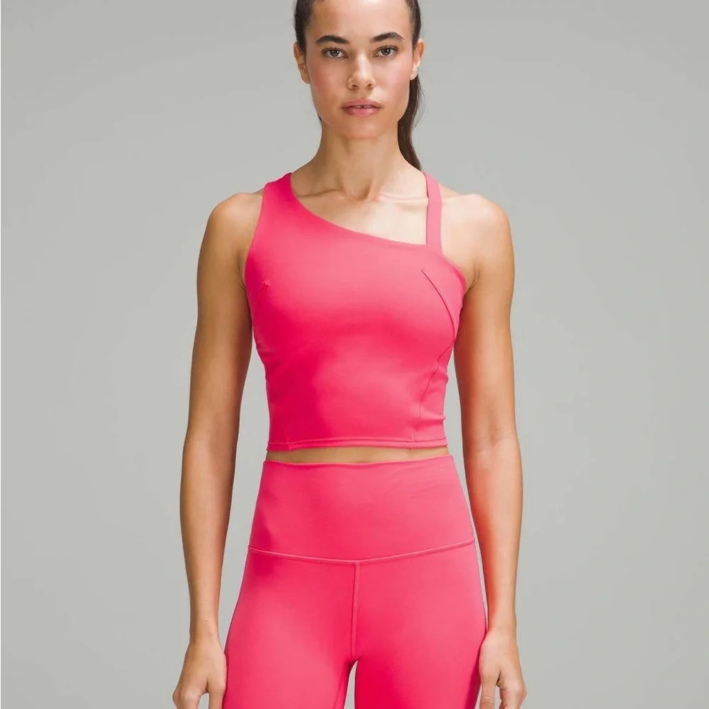 Lululemon Everlux Asymmetrical Tennis Tank Top Lip Gloss - Picture 5 of 11